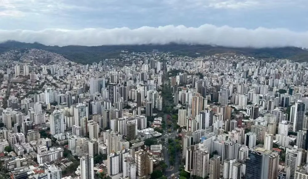 Vista aéra dos prédios de Belo Horizonte | Crédito: Minas & Indústria/Divulgação